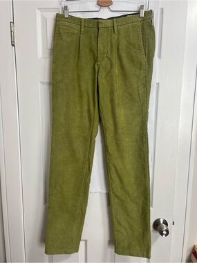 DKNY Olive Green Corduroy Trousers
